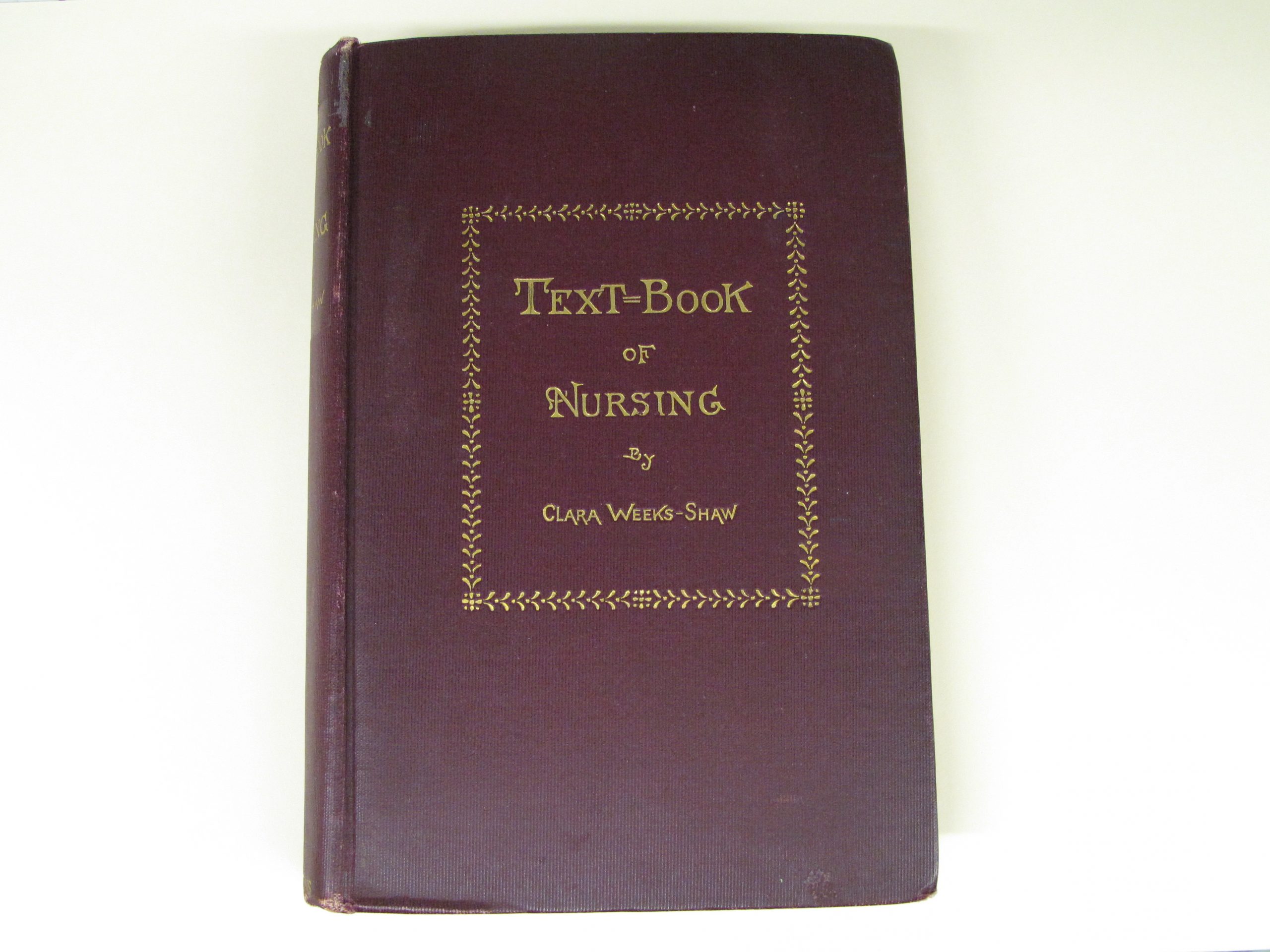 EUL MS 472/NEHC/6/1/8 'A Text-Book of Nursing' by Clara Weeks-Shaw (1888)